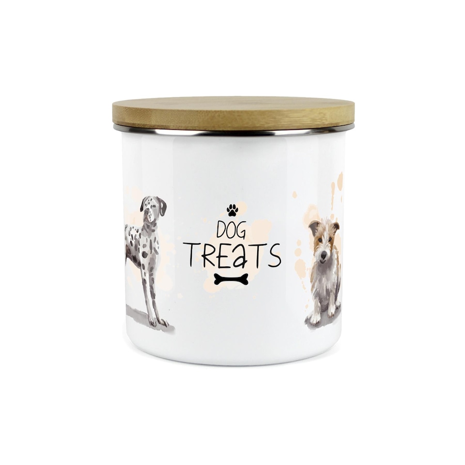 image 1 of Dog Treats Canister