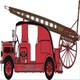image 3 of Oxford Diecast Leyland Cub FK7 Leamington Fire Brigade