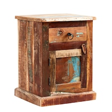 Coastal Bedside Table - Wood - L40 x W45 x H60 cm