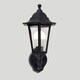 image 3 of ValueLights Mayfair Wall lantern Matte Black Lantern & Bulb | Black