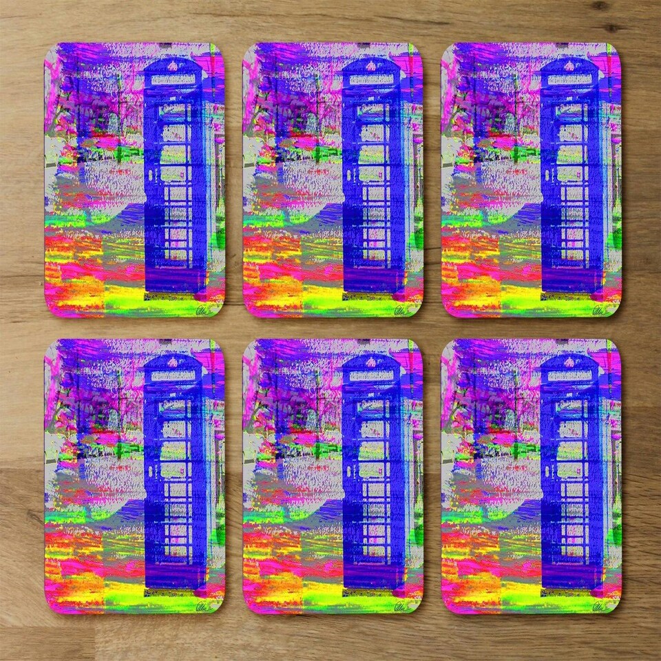 image 1 of london post box (Coaster)