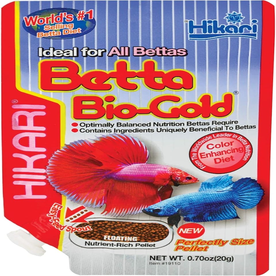 image 1 of Hikari Tropical Betta Bio-Gold Fish Food, 0.70 oz (20g)