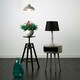 image 2 of ValueLights Retro Style Cement Stone Effect Metal Reflector Ceiling Pendant Light Shade