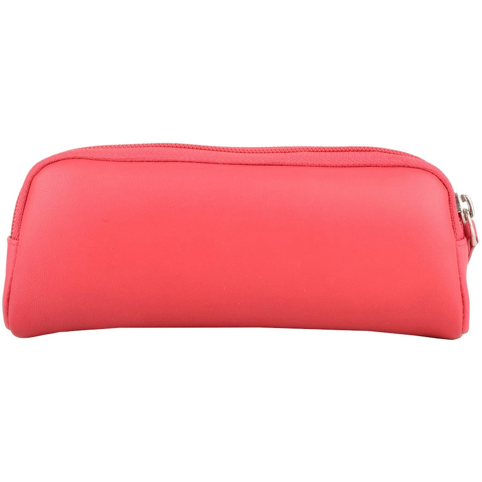 image 1 of Multi-Purpose Genuine Soft Leather Glasses Pencil Cosmetic Case Yellow | Citrus