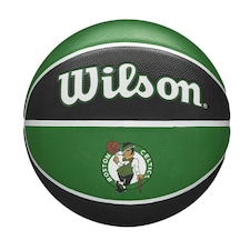 Wilson Team Tribute Boston Celtics Leather Basketball - Green/Black - 7