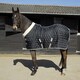 image 1 of Rhinegold Detroit Hexagon Stable Quilt Black | Size: 6ft 3
Colour: Black