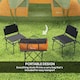 image 6 of Outsunny 5-6 Man Camping Tent with Bag, Fibreglass and Steel Frame, Orange Orange | Orange