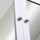 image 8 of kleankin Wall-mounted Cabinet Mirror Door Bathroom Organiser Living Room White