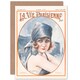 image 1 of La Vie Parisienne Portrait Woman Water France Paris Card