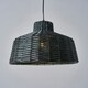 image 1 of ValueLights Kora Painted Black Pendant Light and E27 Pear LED 4W Warm White 2700K Bulb