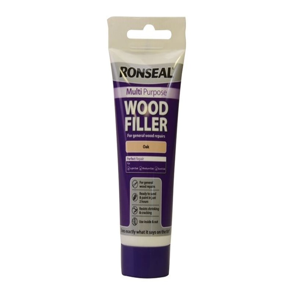 Ronseal - Multipurpose Wood Filler Tube Oak 100g