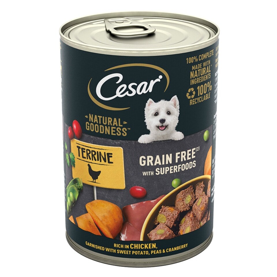image 1 of Cesar Can Natural Goodness Chicken In Loaf 400g x 6