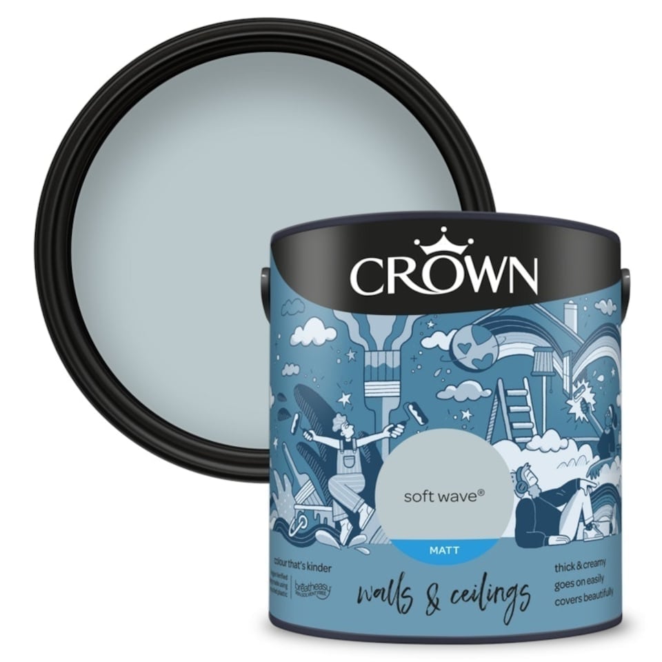 image 1 of Crown Matt Emulsion Soft Wave 2.5L