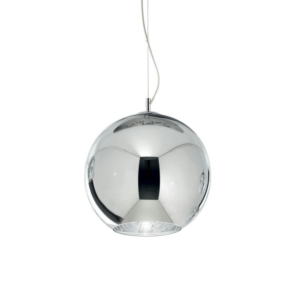 image 1 of Nemo Indoor Dome Ceiling Pendant Lamp 1 Light Chrome, E27