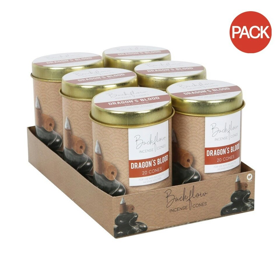 Something Different Elements Dragons Blood Jumbo Backflow Incense Cones