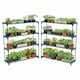 image 1 of Double Pack Flower Staging Display Greenhouse Racking Shelving