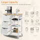 image 5 of Yaheetech 84.5 cm H Kitchen Storage Serving Cart