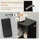 image 6 of COSTWAY Wooden Storage Bookcase 6 Cube Bookshelf Rack Black Black