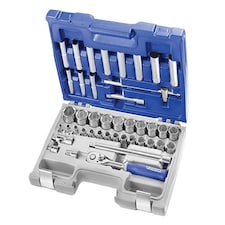 Expert Socket & Accessory Set Of 42 Metric 1/2In Drive