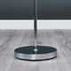 image 1 of ValueLights Modern Floor Lamp In Polished Chrome Finish With Dark Grey Shade
