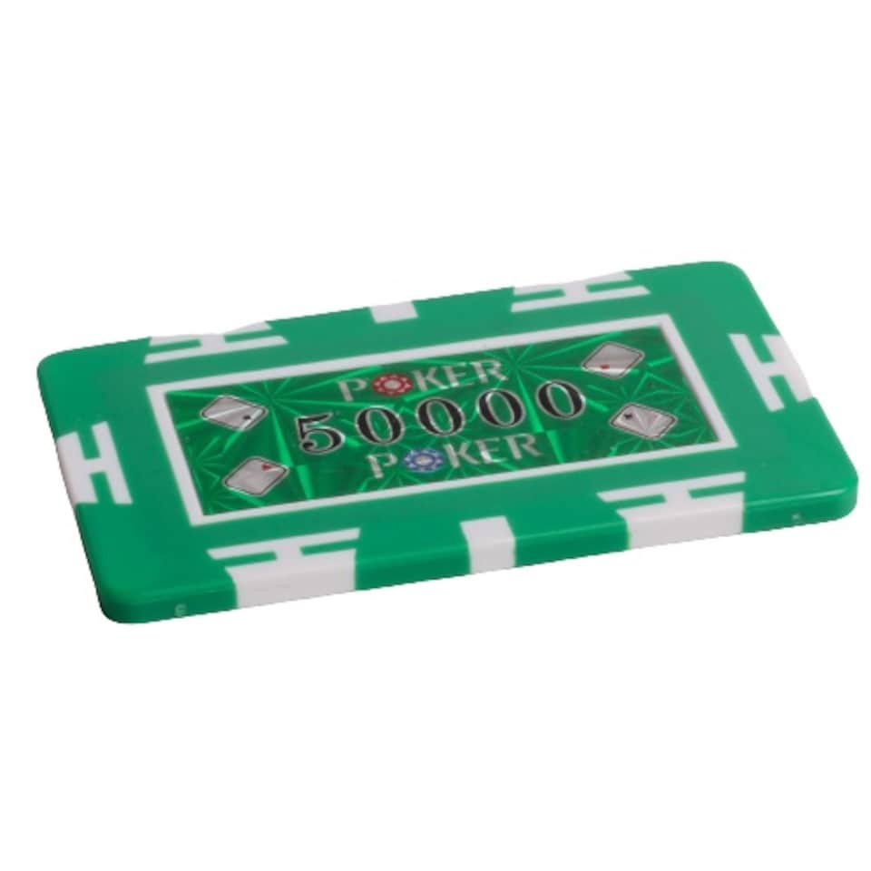 image 1 of Traditional Casino Poker Chip Plaques - Various Denominations | Red