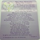 image 1 of May Your Memories Bring You Comfort..Wallet Card (Sentimental Keepsake Wallet / Purse Card)