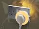 image 4 of Auraglow Plug Through Colour Changing LED Night Light - Daylight sensor