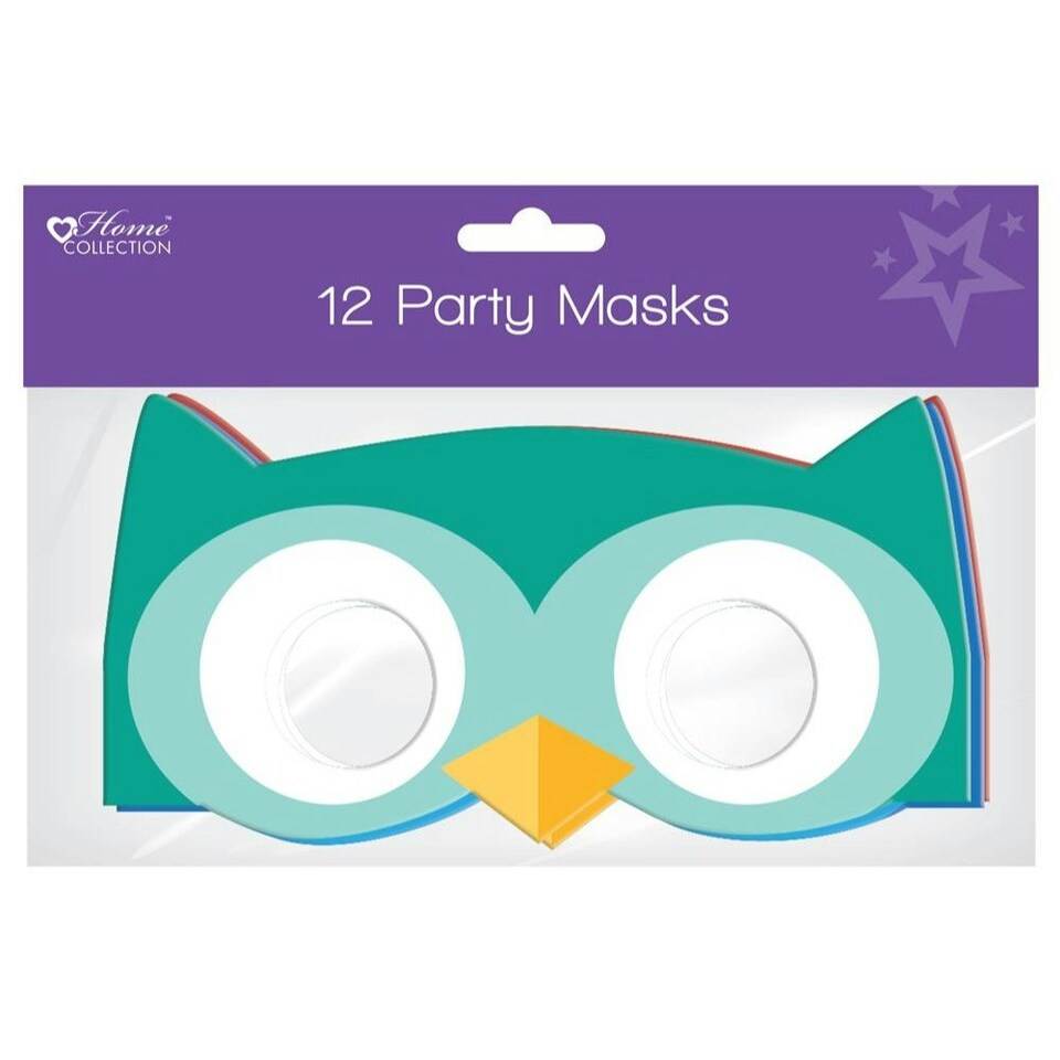 image 1 of Pack of 12 Card Woodland Masks