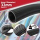 image 2 of SPARES2GO Cable Conduit Flexible Tube Tidy Sleeve Pipe (15m Length x 32mm Diameter)