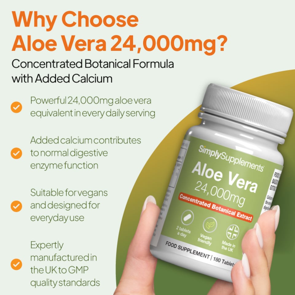 image 1 of Aloe Vera Extract Tablets 24,000mg