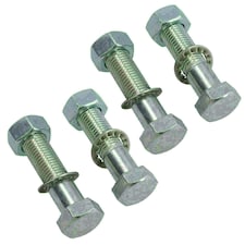 M16 (16mm) x 65mm High Tensile Tow Bar Ball Fixing Bolts Washers + Nuts 4 Pack