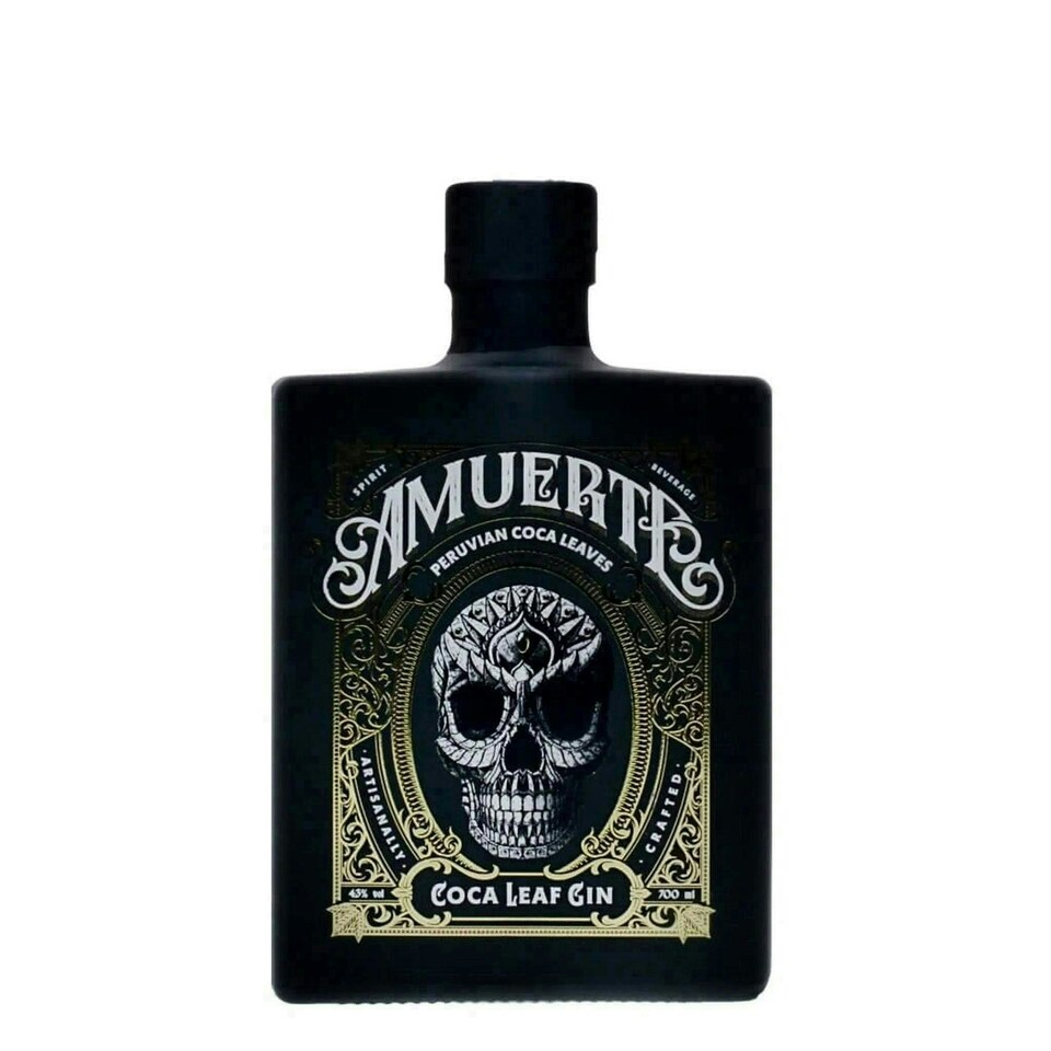 image 1 of Amuerte Coca Leaf Black Edition Gin