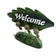 image 2 of Miniature Life Metal Ant Welcome Trio Garden Home Gift Ornament 6x23x34cm