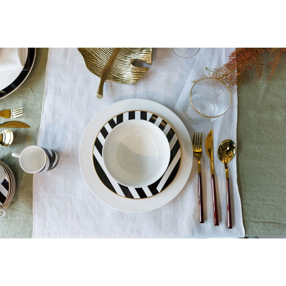 image 1 of Mikasa Dinner Set White Fine China 12 Piece