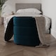 image 4 of Soft Velvet Round or Oval Ottoman Storage Pouffe Footstool Dressing Vanity Chair | Blue | Oval Teal Blue | 1