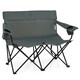 image 10 of COSTWAY Double Camping Chair 2-Person Lawn Chair Blue