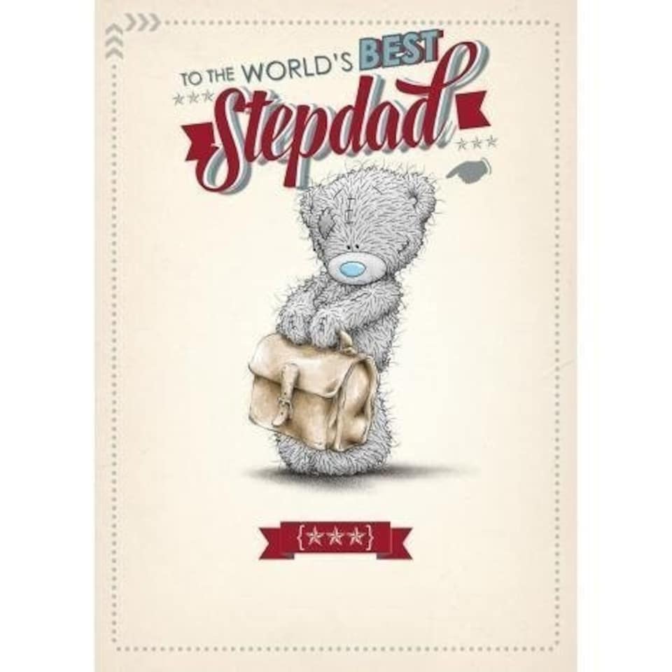 image 1 of Worlds Best Stepdad Me to You Bear Father Day Card