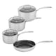 image 1 of Stoven Hextra 4 Piece Saucepan Set with 28cm Frying Pan