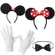 image 8 of Womens Fancy Dress Costume - Lady Mouse | Red | black/red/white | S | 1