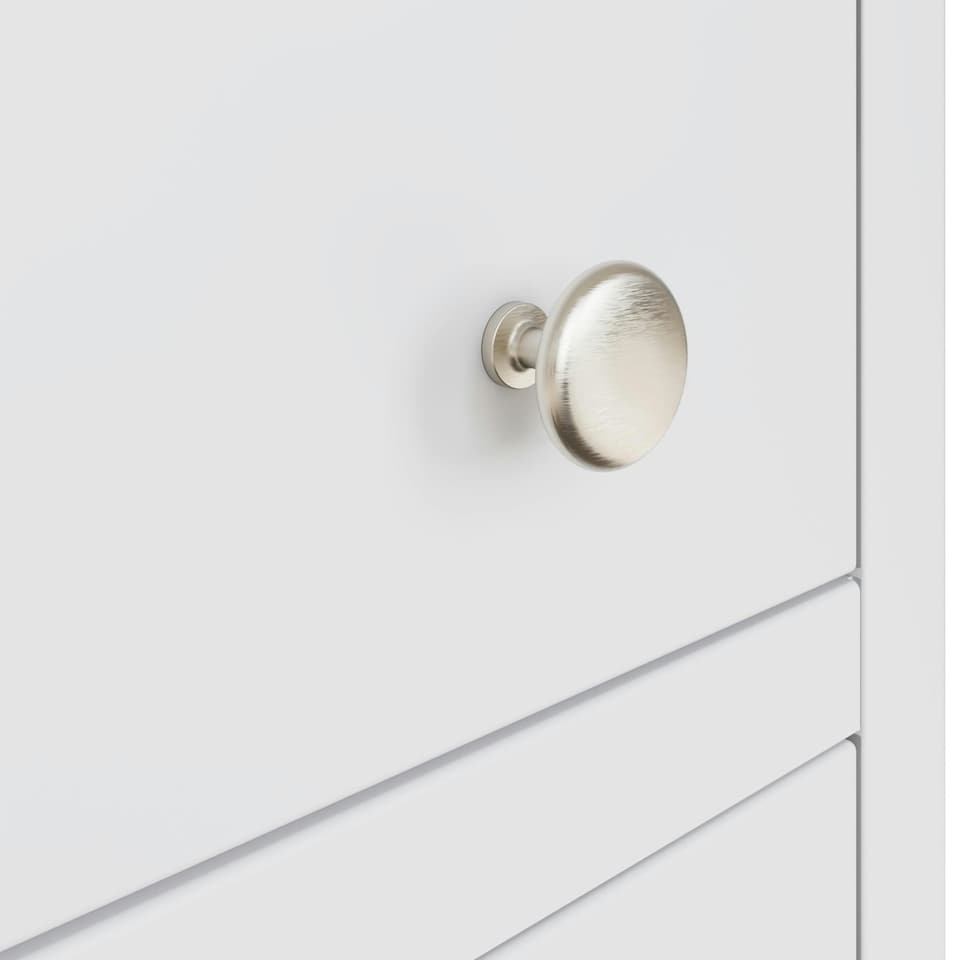 image 1 of Palma 3 Drawer Bedside Cabinet Pure White