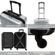 image 10 of Flight Knight Suitcase Set, Large Suitcase, Extra Large Suitcase, Cabin Suitcase 55x40x20cm - 60+ Airlines Approved - EasyJet, Jet2, Ryanair Priority Carry On | Silver | Silver | Large