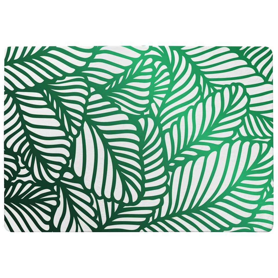 image 1 of Green Biophilic design with natural analogues texture (Rug) Green | XL