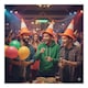 image 3 of Traffic Cone Hat | Orange | 6