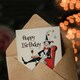 image 3 of Lovely Nibling Laughing French Clown Party Non Binary Birthday Card
