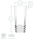 image 3 of LAV Elegan Highball Glasses - 370ml - Clear - Pack of 6