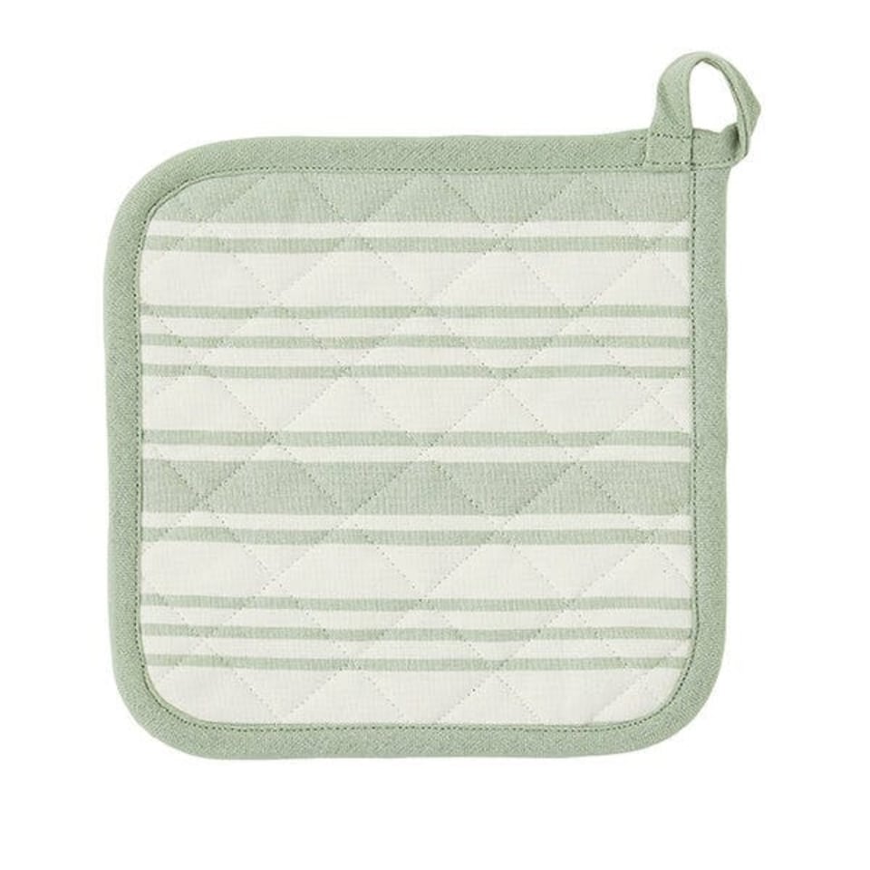 image 1 of Ulster Weavers Sage Stripe Pot Mat