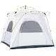 image 1 of Outsunny 4 Man Pop Up Tent Camping Backpacking Dome Tent, Green