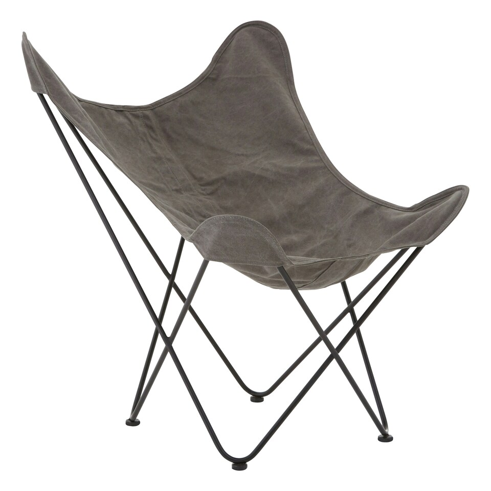image 1 of Interiors by Premier Papillon Grey Butterfly Chair