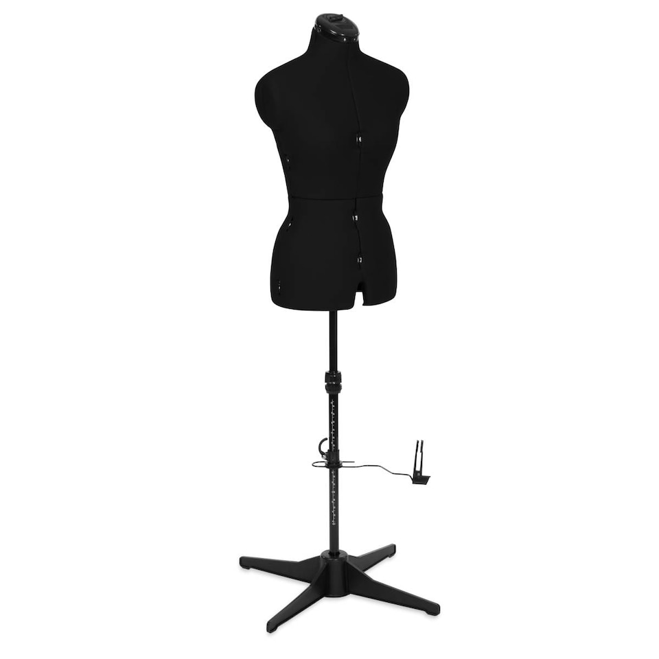 Sewing Online Plain Black Small Adjustable Dressmakers Dummy/8-part