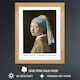 image 2 of Johannes Vermeer Girl With A Pearl Earring Art Wood Framed Wall Art Print